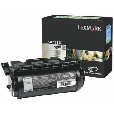 LEXMARK Tonerkassett svart 6.000 sidor return 64016SE