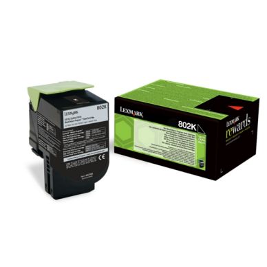 LEXMARK Tonerkassett svart 1.000 sidor 80C20K0