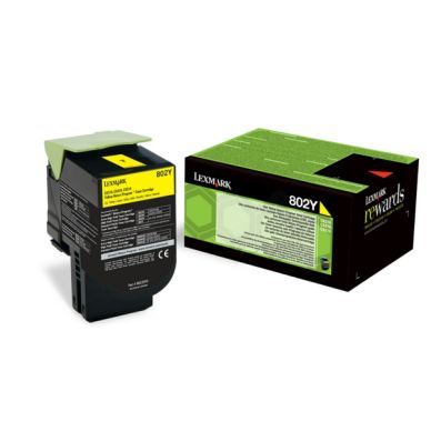 LEXMARK Tonerkassett gul 1.000 sidor 80C20Y0