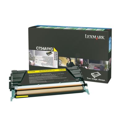 LEXMARK Tonerkassett gul 6.000 sidor return C734A1YG