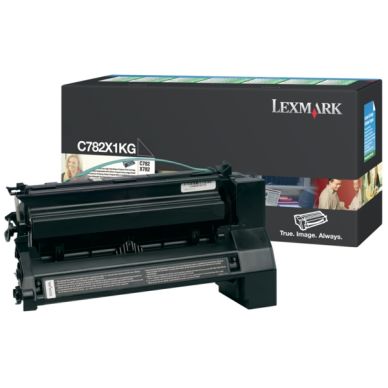 LEXMARK Tonerkassett svart Return Program High Yield 15.000 sidor C782X1KG