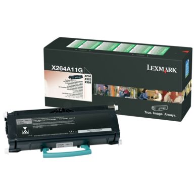 LEXMARK Tonerkassett svart 3.500 sidor return X264A11G