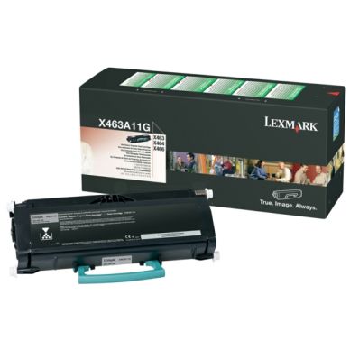 LEXMARK Tonerkassett svart 3.500 sidor return X463A11G