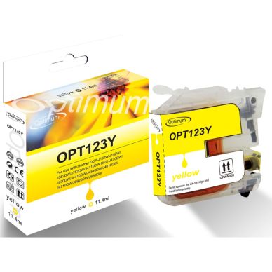 OPTIMUM Bläckpatron - Gul - 600 sidor OPT123Y