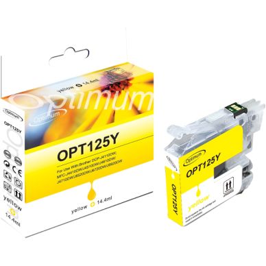 OPTIMUM Bläckpatron - Gul XL - 1200 sidor OPT125Y