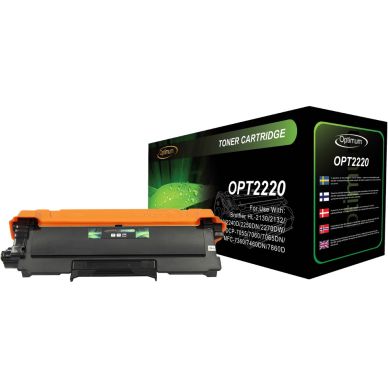 OPTIMUM Svart toner - 2600 sidor OPT2220