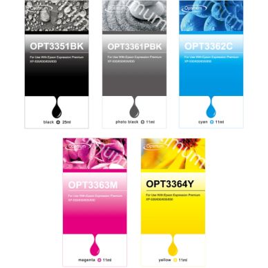 OPTIMUM Optimum Multipack - 5 st 33XL bläckpatroner PBK/BK/C/M/Y OPT33MP