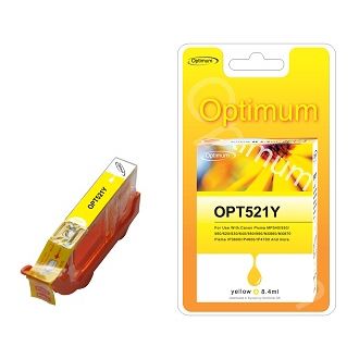 OPTIMUM Bläckpatron - Gul CLI-521