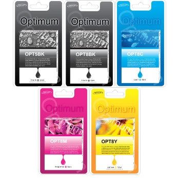 OPTIMUM Bläckpatron Optimum Set 5B 8BCMY OPT58MP