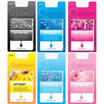 OPTIMUM Bläckpatron Optimum Set T08 OPT801MP