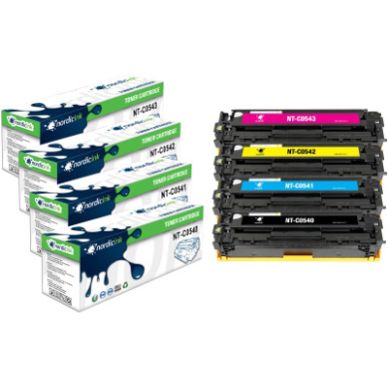 NORDICINK Paket med 4 st kompatibla toners. BK/C/M/Y PNT-C054