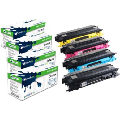 NORDICINK Paket med 4 st kompatibla toners. C/M/Y/BK PTN135