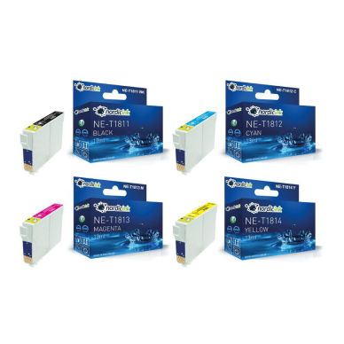 NORDICINK Multipack - 4 st kompatibla XL bläckpatroner BK/C/M/Y NE-T01816