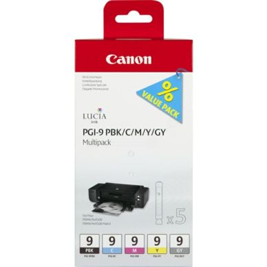 CANON CANON PGI-9 Multipack PBK/C/M/Y/GY Bläckpatroner 1034B013