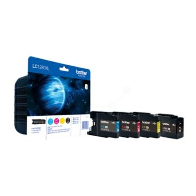 BROTHER Bläckpatron Value Pack Incl BK/C/M/Y High Capacity LC1280XLVALP