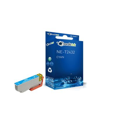 NORDICINK Cyan bläckpatron  XL NE-T2432XLC