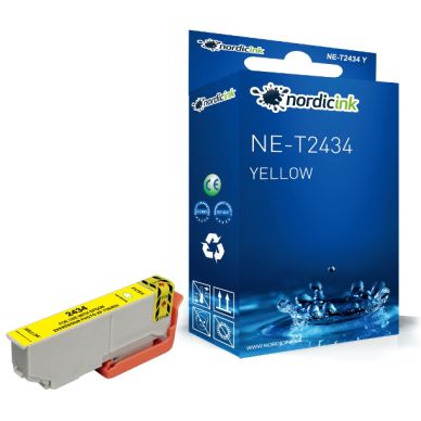 NORDICINK Gul bläckpatron  XL NE-T2434XLY