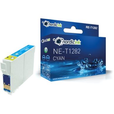 NORDICINK Cyan bläckpatron RE-T1282