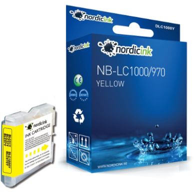 NORDICINK Gul bläckpatron. 12ml DLC1000Y