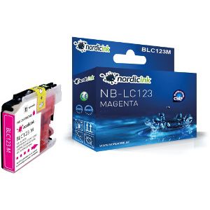 NORDICINK Magenta bläckpatron 600 sidor NB-LC123M
