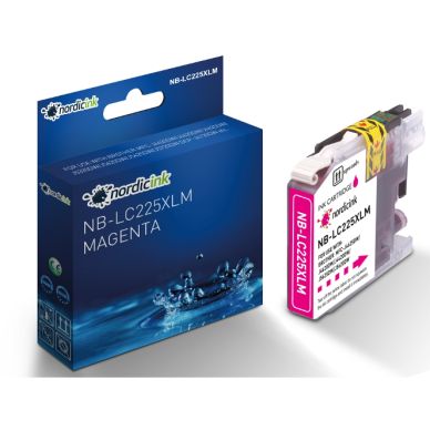 NORDICINK Magenta bläckpatron 1200 sidor NB-LC225XLM