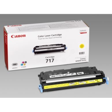 CANON Tonerkassett gul 4.000 sidor (717 Y) 2575B002