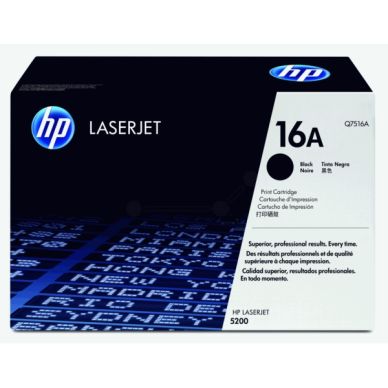 HP Tonerkassett svart 12.000 sidor Q7516A