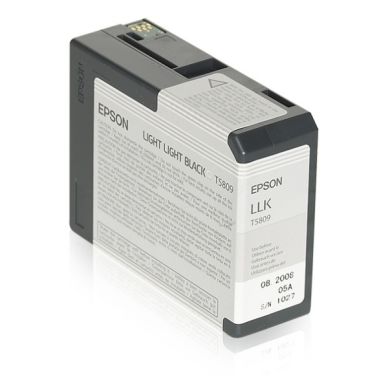 EPSON Bläckpatron ljus ljussvart (ljusgrå) 80ml T5809