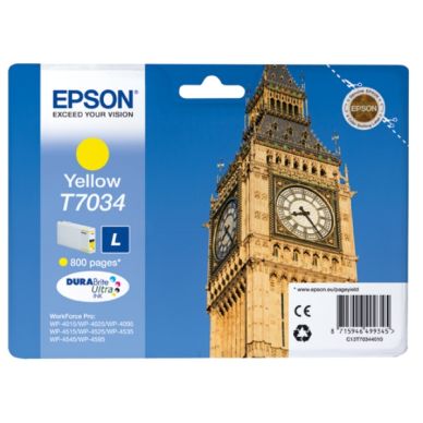 EPSON Bläckpatron gul 800 sidor T7034