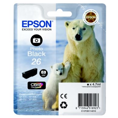 EPSON Bläckpatron svart foto
