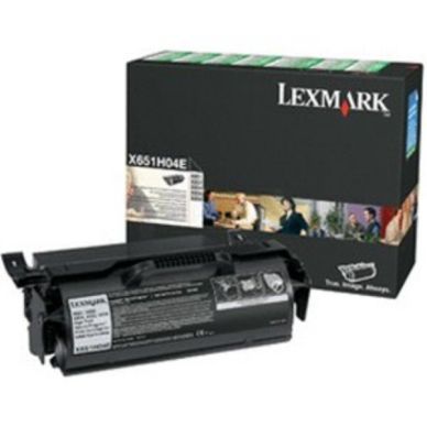 LEXMARK Tonerkassett svart 25.000 sidor X651H04E
