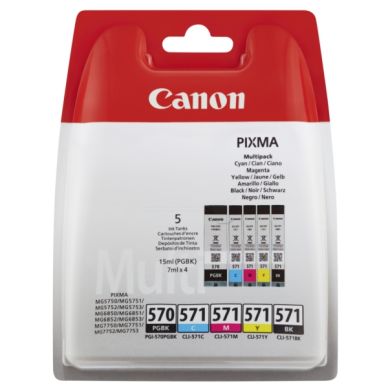 CANON Multipack PGI-570PGBK/CLI-571BK/C/M/Y 0372C004
