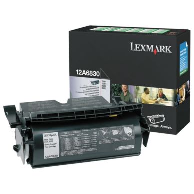 LEXMARK Tonerkassett svart 7.500 sidor return 12A6830