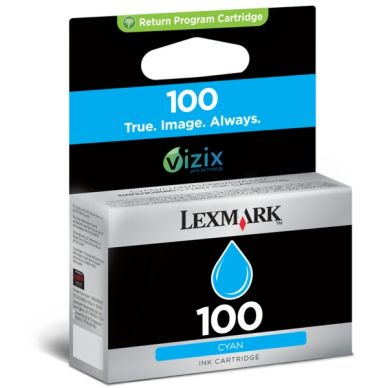 LEXMARK Bläckpatron cyan Nr 100 - 200 sidor 14N0900E