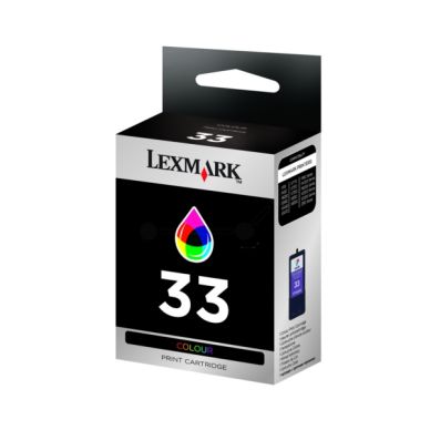 LEXMARK Bläckpatron 3-färg No 33 Low Yield 18CX033E