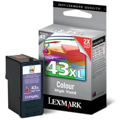 LEXMARK Bläckpatron 3-färg Nr 43XL