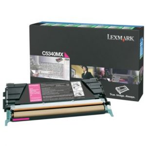 LEXMARK Tonerkassett magenta 7.000 sidor C5340MX