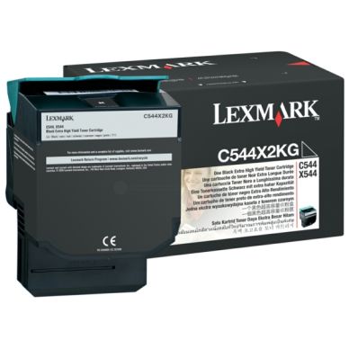 LEXMARK Tonerkassett svart 6.000 sidor C544X2KG