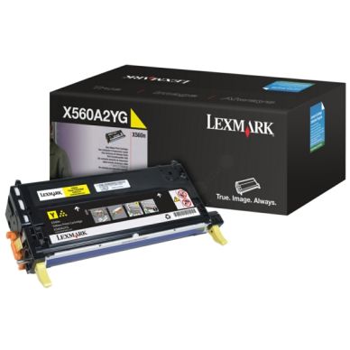 LEXMARK Tonerkassett gul 4.000 sidor X560A2YG