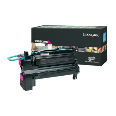 LEXMARK Tonerkassett magenta 20.000 sidor X792X1MG