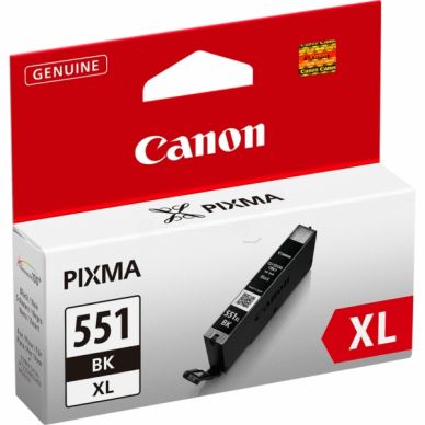 CANON Bläckpatron svart foto XL 250 sidor CLI-551BKXL