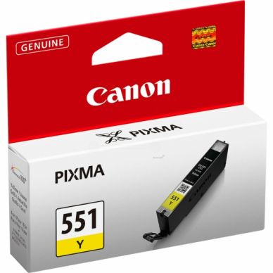 CANON Bläckpatron gul 330 sidor CLI-551Y