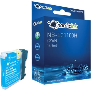 NORDICINK Cyan bläckpatron 750 sidor CHLC1100HYC