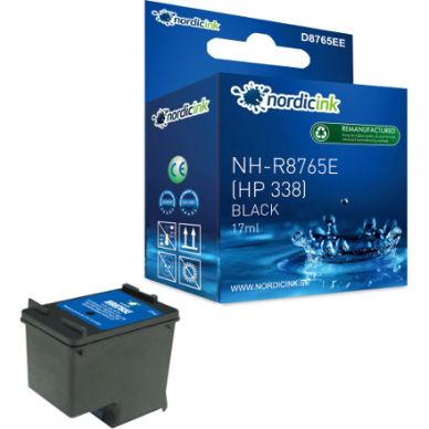 NORDICINK Svart bläckpatron No 338 17 ml D8765EE