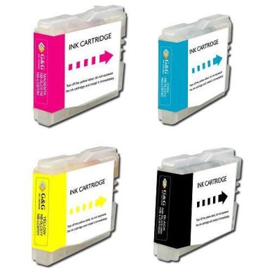 NORDICINK Multipack - 4 st kompatibla bläckpatroner BK/C/M/Y DLC970VALP