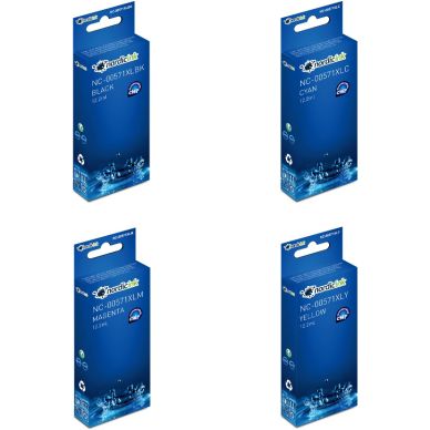 NORDICINK Paket med 4 st kompatibla 571 XL BK/C/M/Y NC-0057XMULTI4