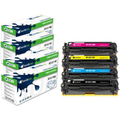 NORDICINK Paket med 4 st kompatibla toners. BK/C/M/Y NT-CC118Paket