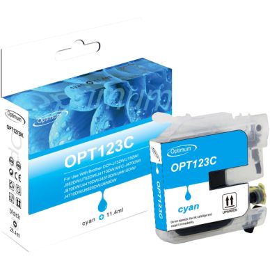OPTIMUM Bläckpatron - Cyan - 600 sidor OPT123C