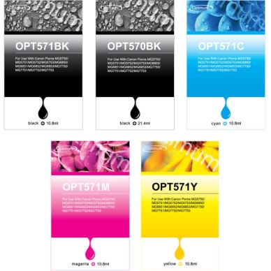 OPTIMUM Optimum Multipack - 5 st XL bläckpatroner BK/PBK/C/M/Y OPT57MP