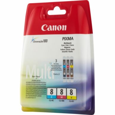 CANON Bläckpatron CLI-8 Multipack C/M/Y 0621B029